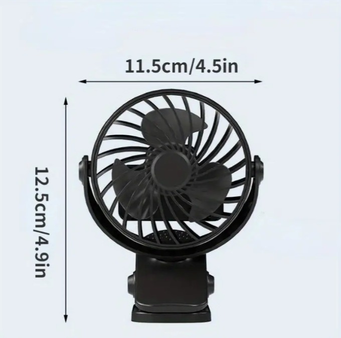 Mini Ventilador De Clip